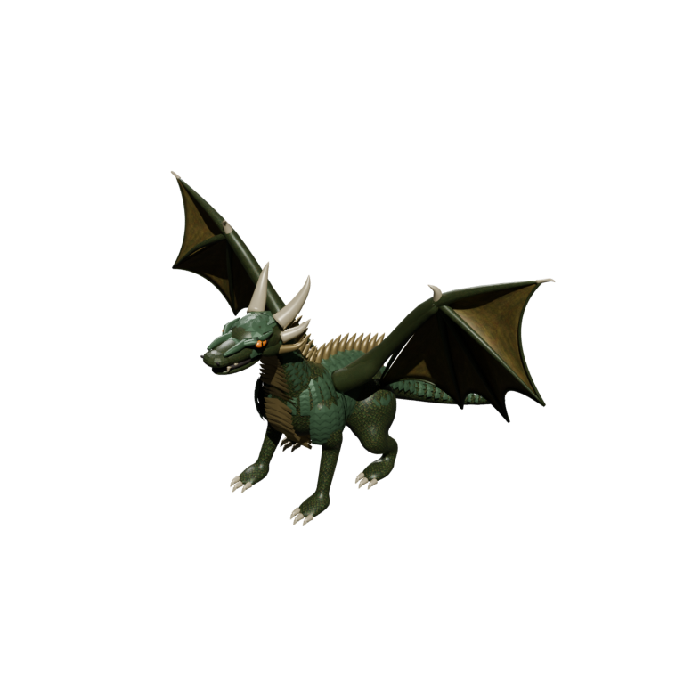 3D Dragon Model