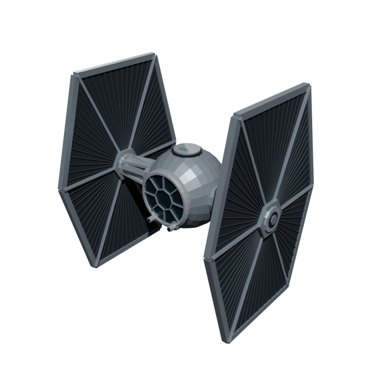Low-Poly TIE Fighter